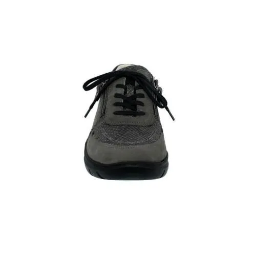 Waldlaufer Women's H-Leonie 796002 Gray Nubuck