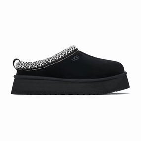 Dynamic Build Chic Silhouette UGG TAZZ SLIPPER BLACK WOMENS