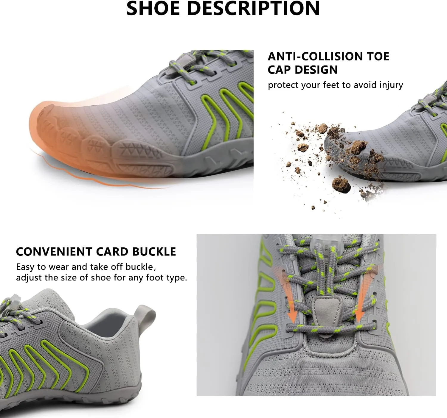 Water Shoes Mens Womens Aqua Quick-Dry Barefoot Athletic Sport Shoes for Outdoor Surfing Kayaking Walking Hiking