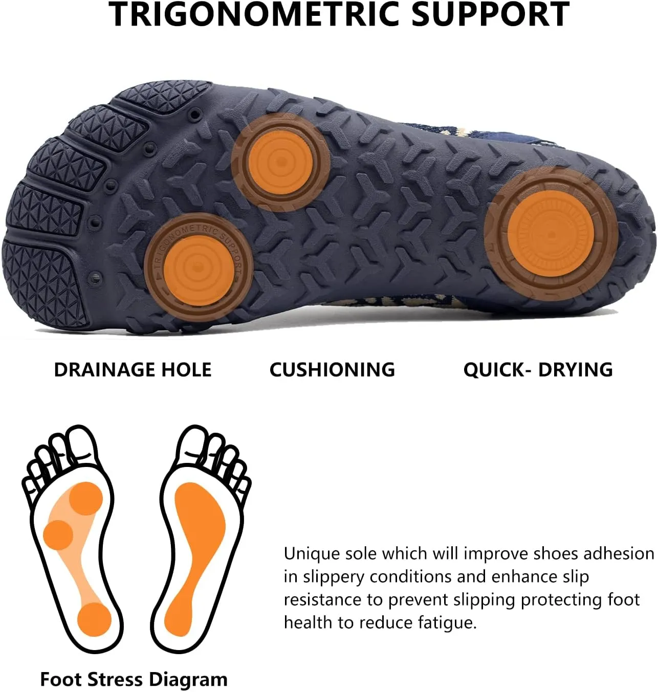 Water Shoes Mens Womens Aqua Quick-Dry Barefoot Athletic Sport Shoes for Outdoor Surfing Kayaking Walking Hiking