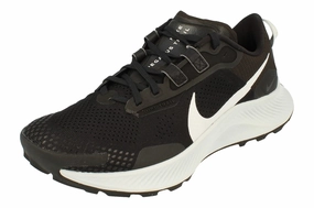 zipper - closure running shoes Leather Material Nike Pegasus Trail 3 Running Shoes | Black