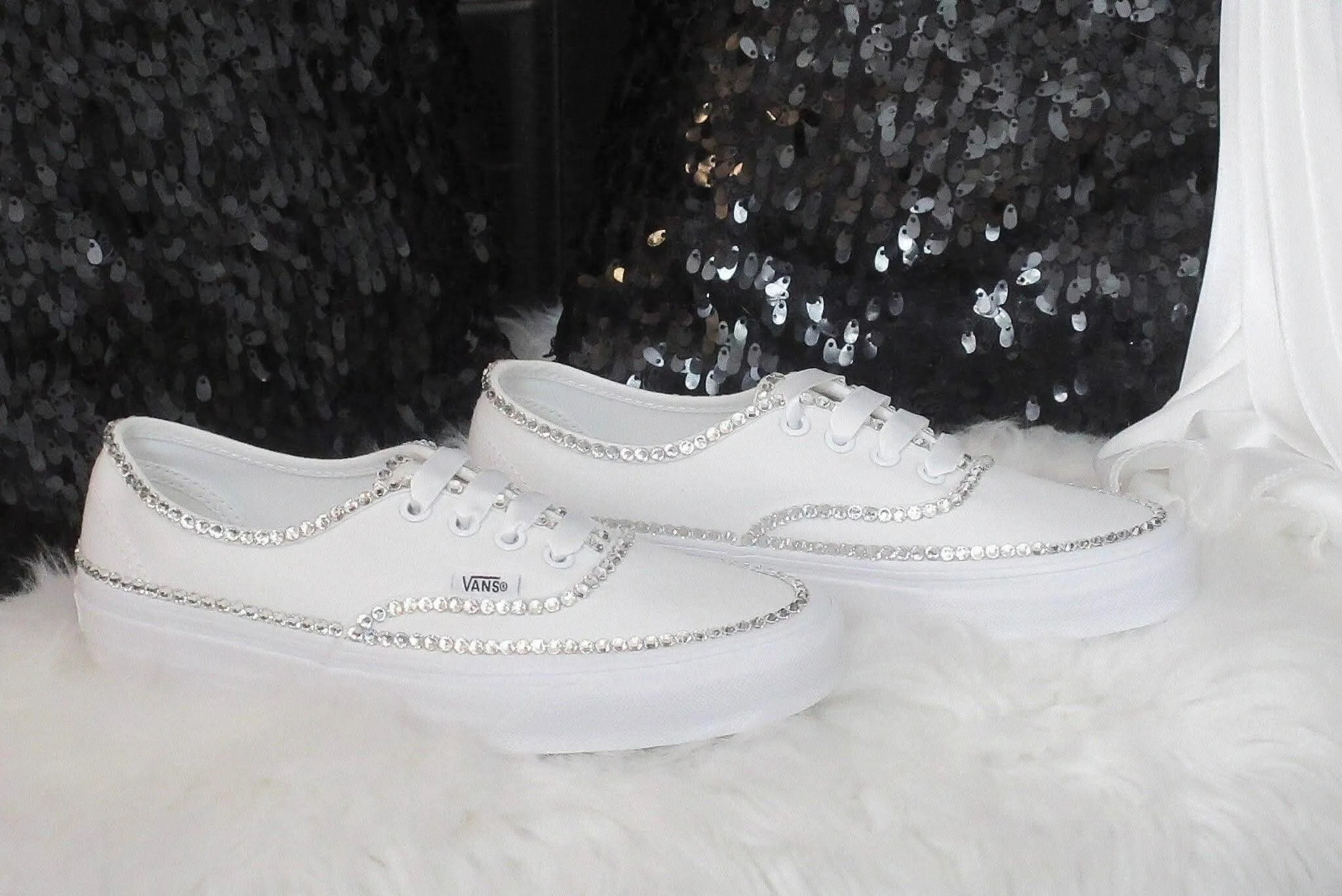 Wedding Bridal Crystal Vans.