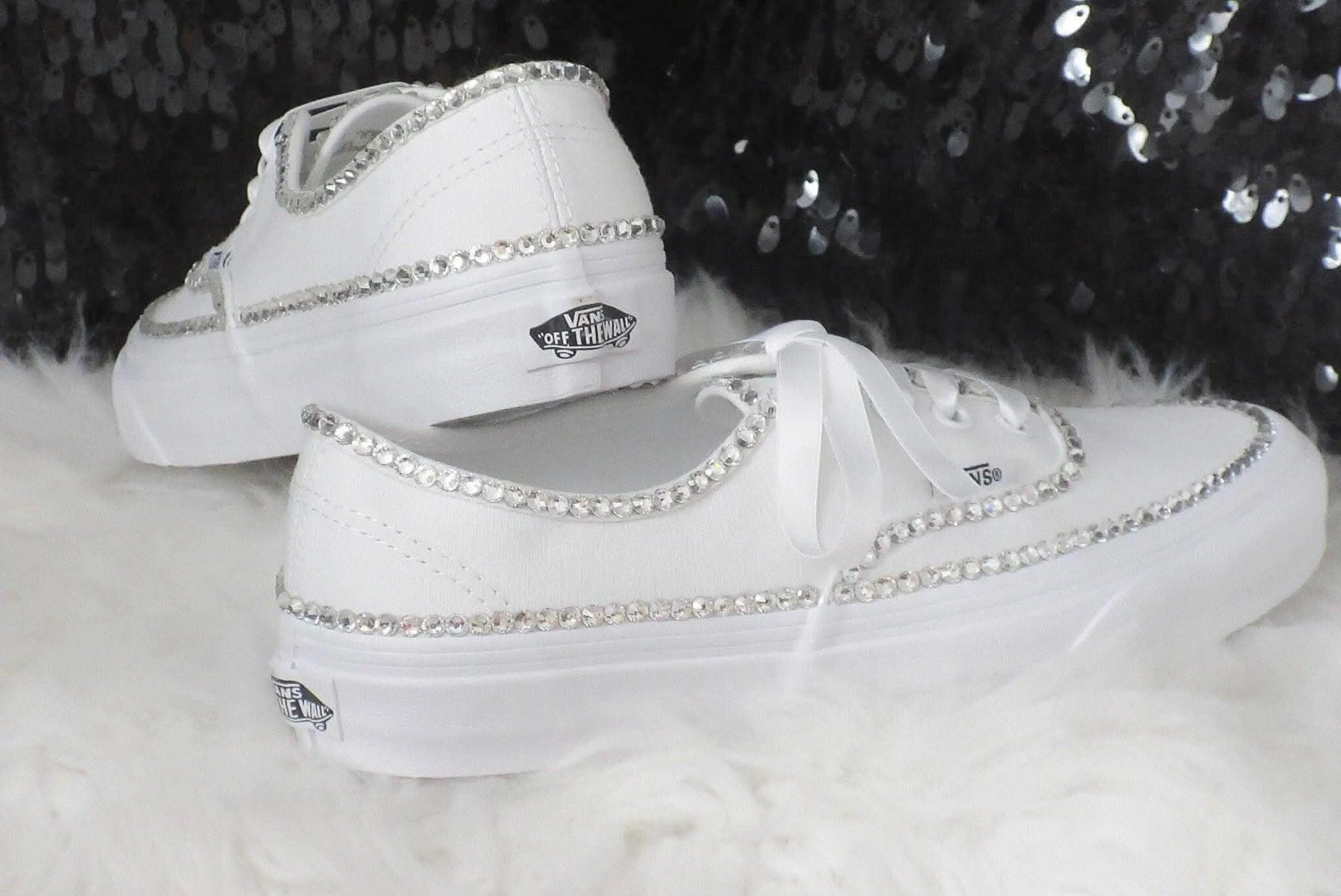 Wedding Bridal Crystal Vans.