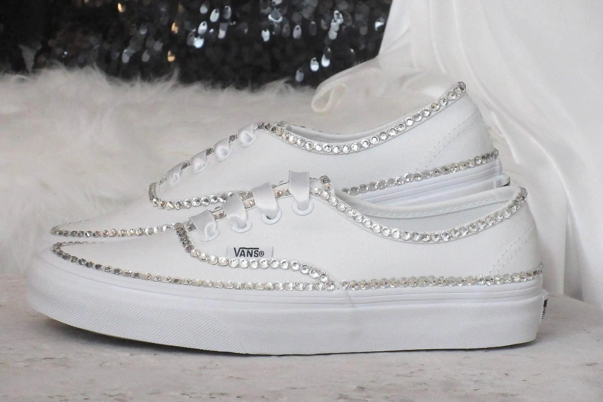 Wedding Bridal Crystal Vans.