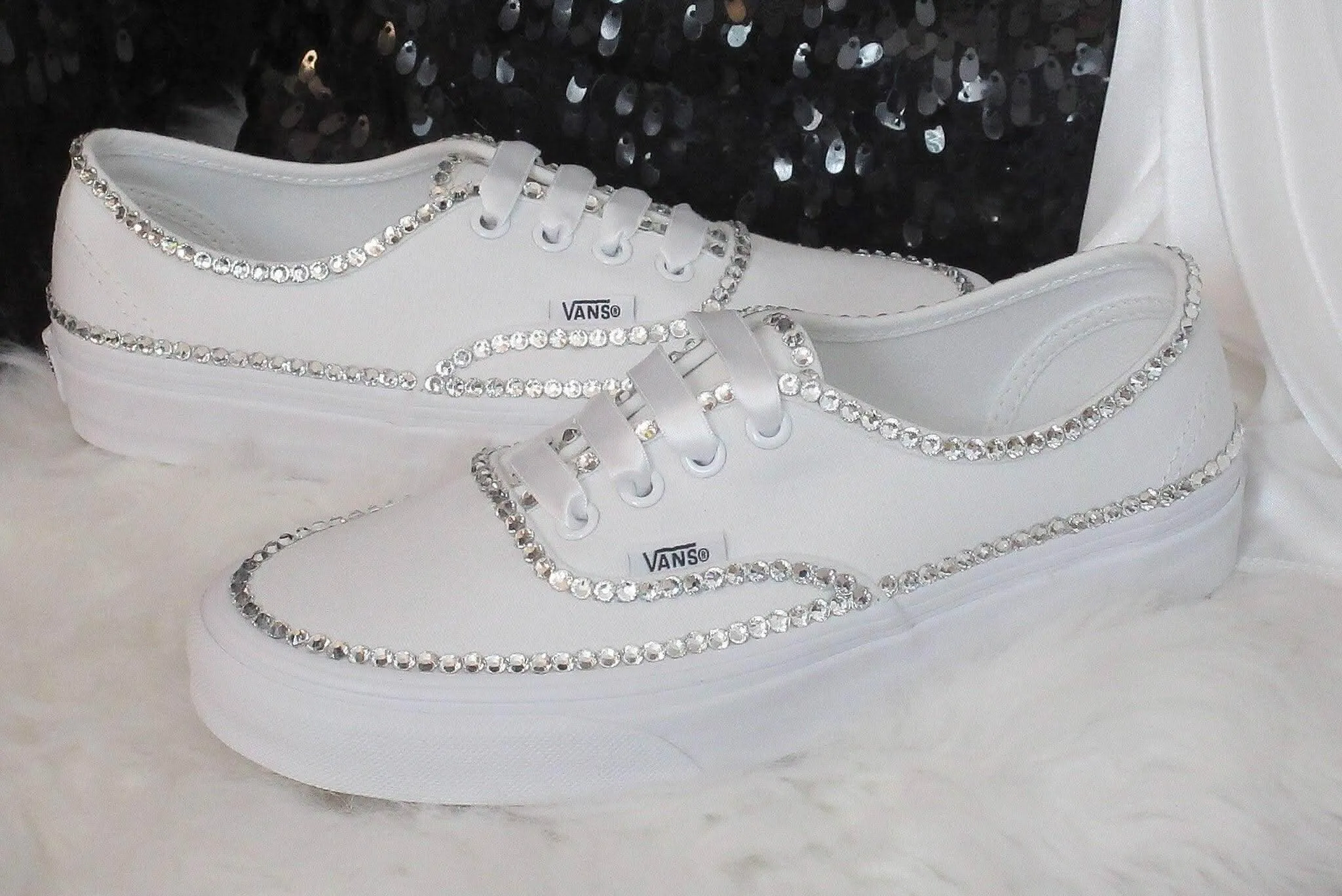 Wedding Bridal Crystal Vans.