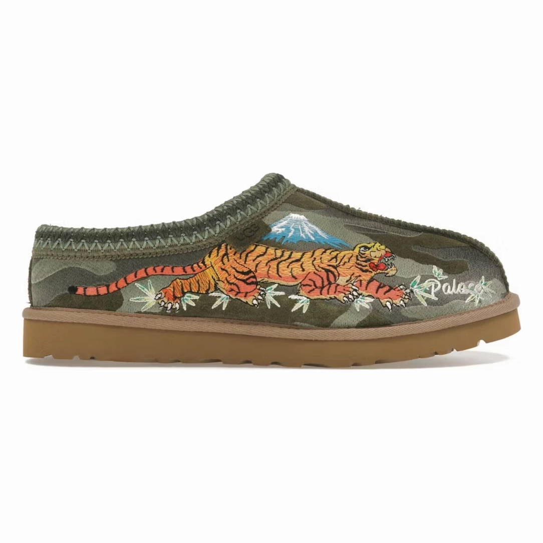 Low Impact UGG Tasman Slipper Palace Burnt Olive Camo