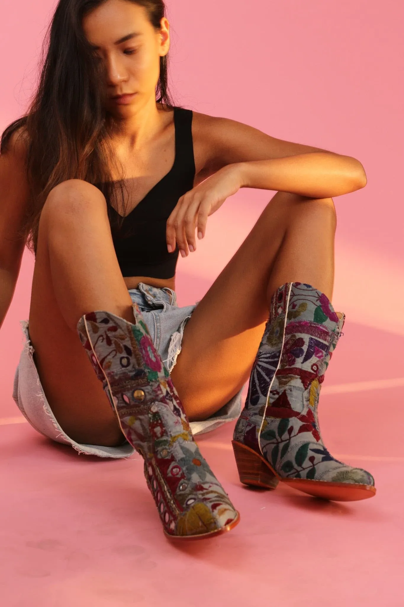 WESTERN BOOTS SAMSARA (GRAY)