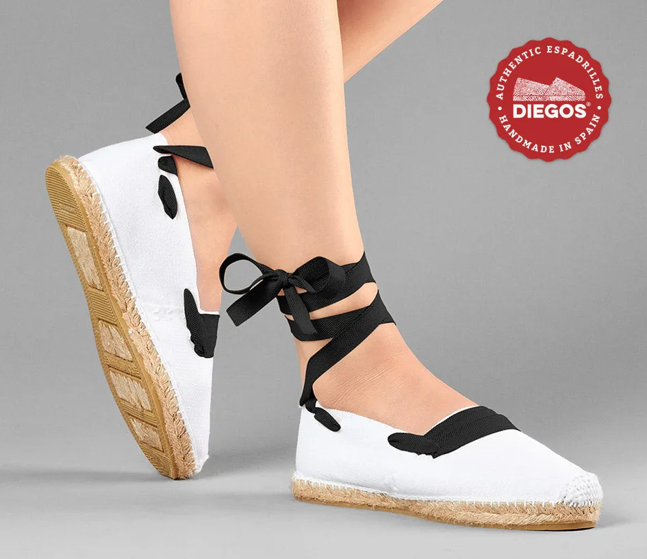 White basque espadrilles