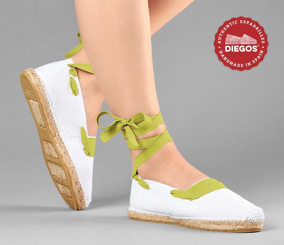 White basque espadrilles