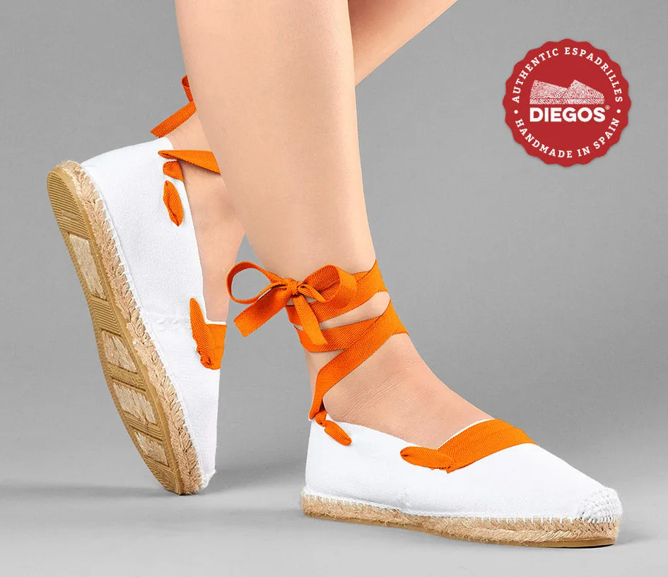 White basque espadrilles