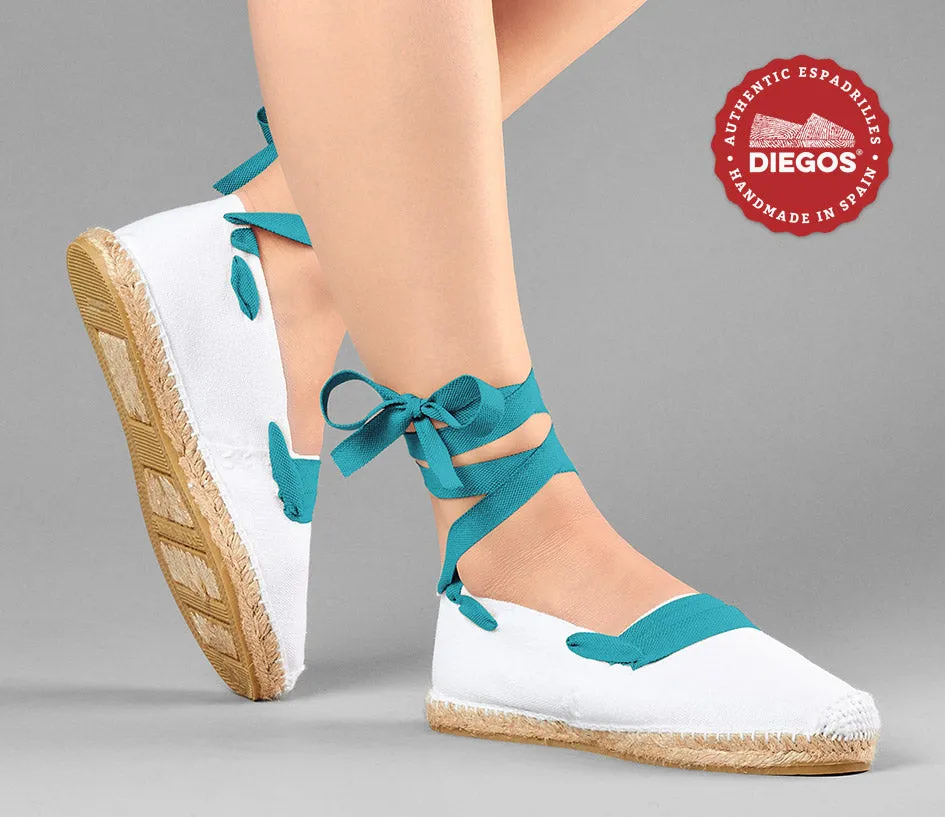White basque espadrilles