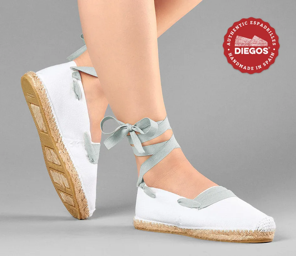 White basque espadrilles