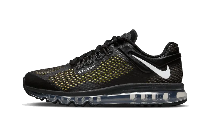 Air Max 2013 Stussy Black Stretchable Tongue