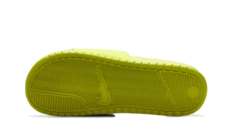 solid - color Stretch upper Benassi Stussy Bright Cactus