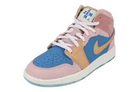 Nike Air Jordan 1 Mid Ss GS Trainers Fn7452  400 Team