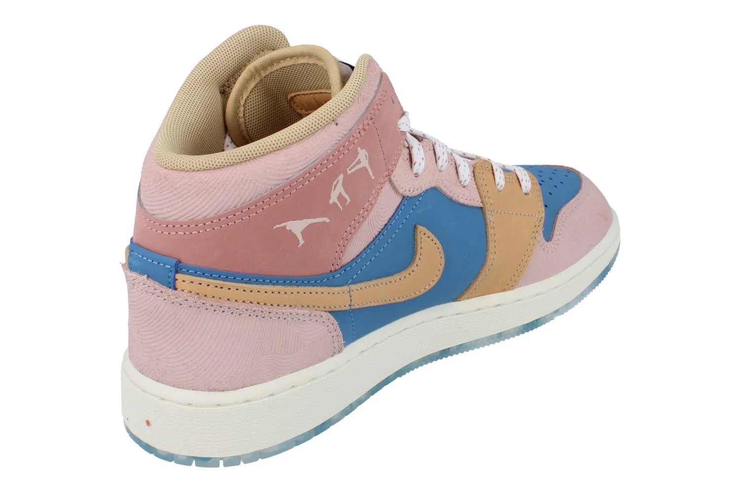 Nike Air Jordan 1 Mid Ss GS Trainers Fn7452  400 minimalist running Ventilated Mesh