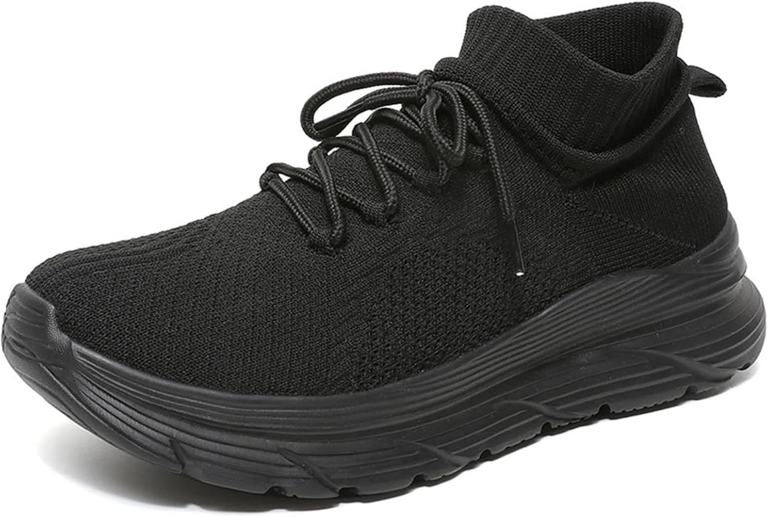 Women Walking Shoes Sock Sneakers Slip-On Breath Tennis Shoes Womens Mesh Casual Dress Shoes White Platform Sneakers White Tennis Shoe Cross Trainer Shoe