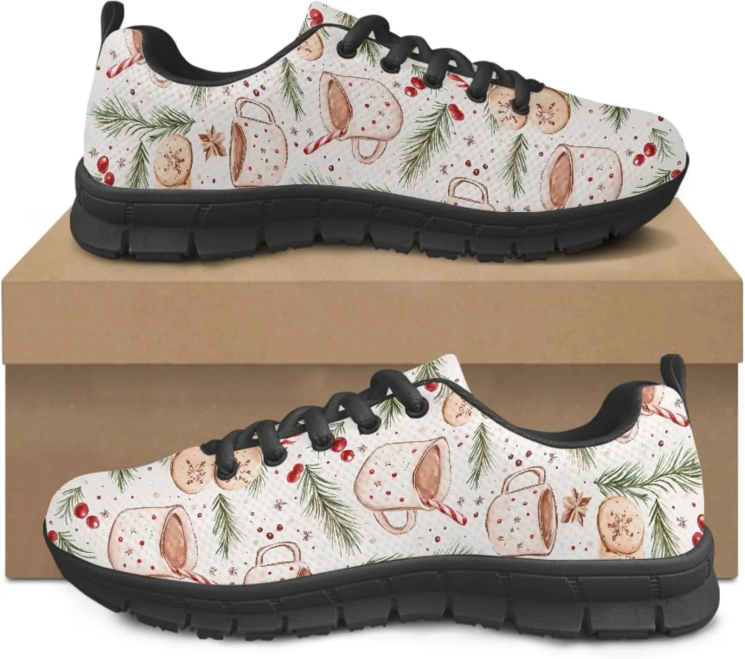 Womens Breathable Sports Shoes Teens Trainer Running Travel Sneaker Walking Low Heel Lightweight Sneakers
