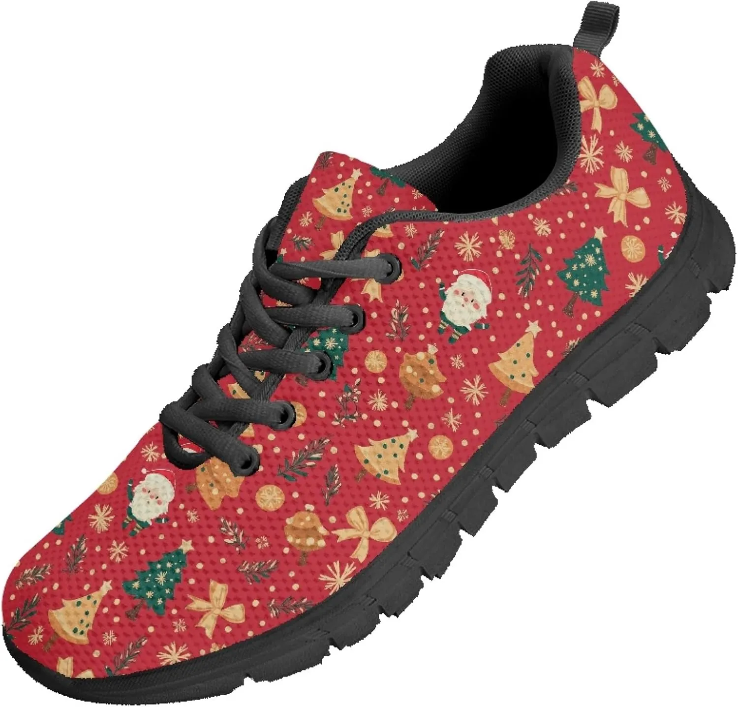 Womens Breathable Sports Shoes Teens Trainer Running Travel Sneaker Walking Low Heel Lightweight Sneakers