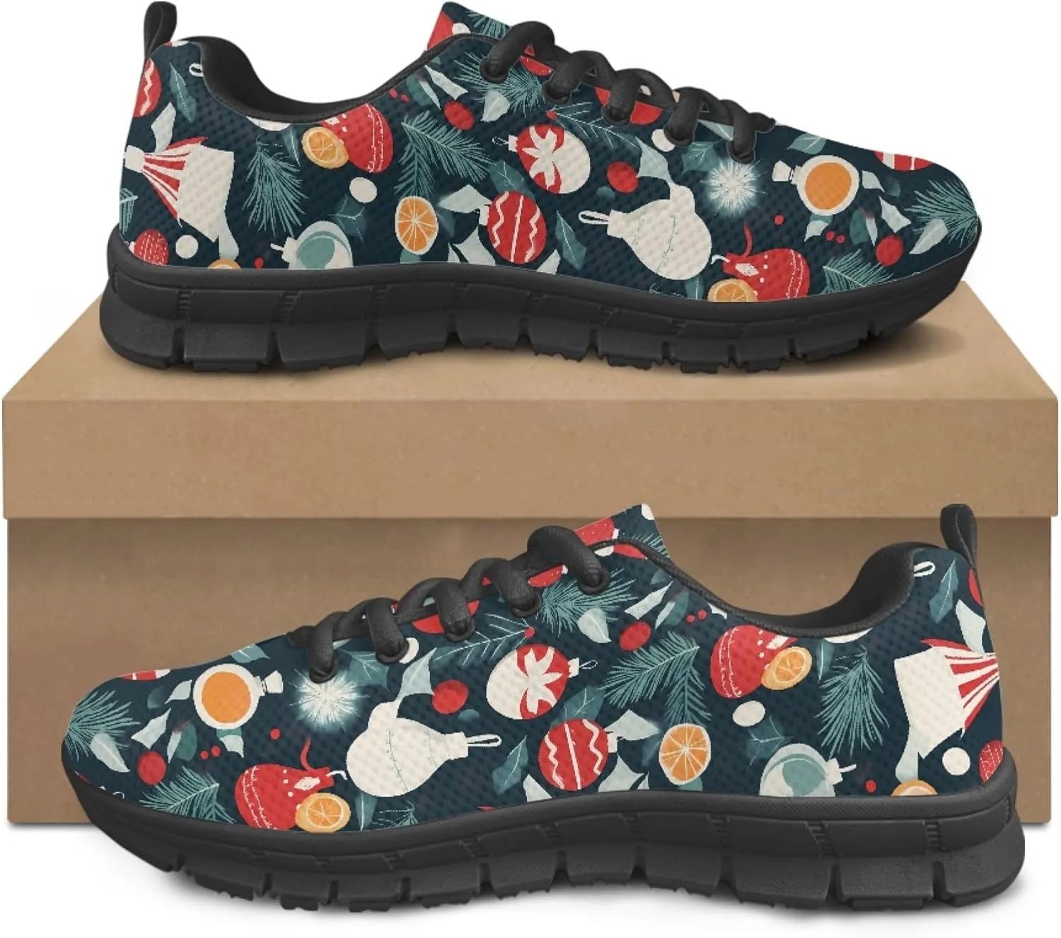 Womens Breathable Sports Shoes Teens Trainer Running Travel Sneaker Walking Low Heel Lightweight Sneakers
