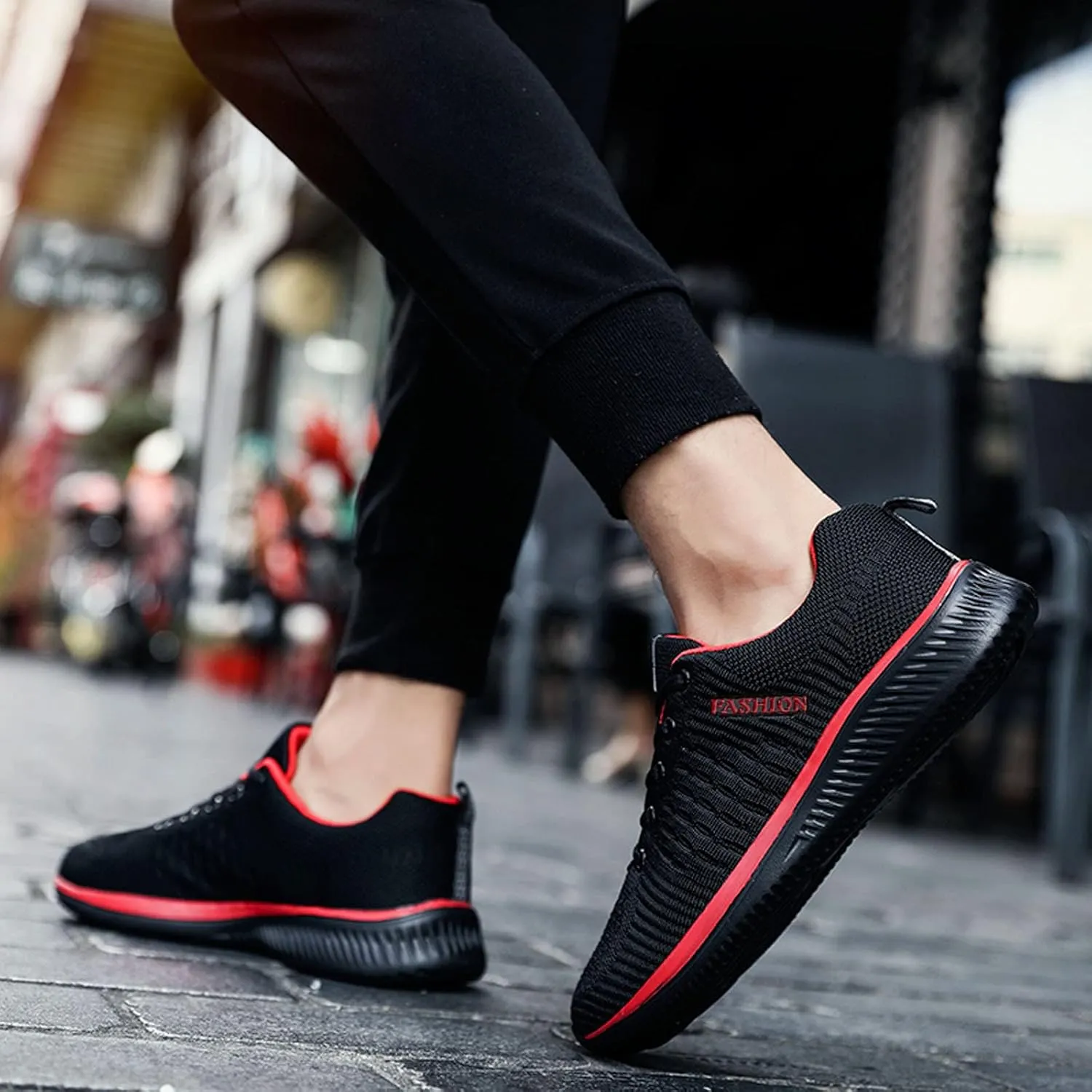 Women's Fashion Sneaker Non Slip Lace Up Comfort Women's Work or Walking Sneakers White Running Shoes for Women Woman Loafers Shoes Black Sneakers Women