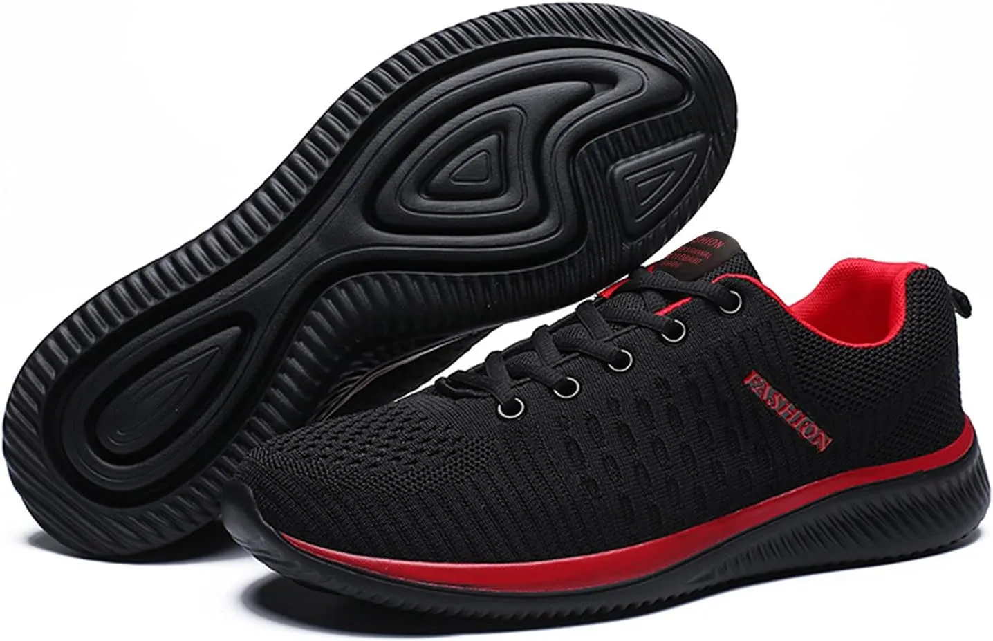Women's Fashion Sneaker Non Slip Lace Up Comfort Women's Work or Walking Sneakers White Running Shoes for Women Woman Loafers Shoes Black Sneakers Women