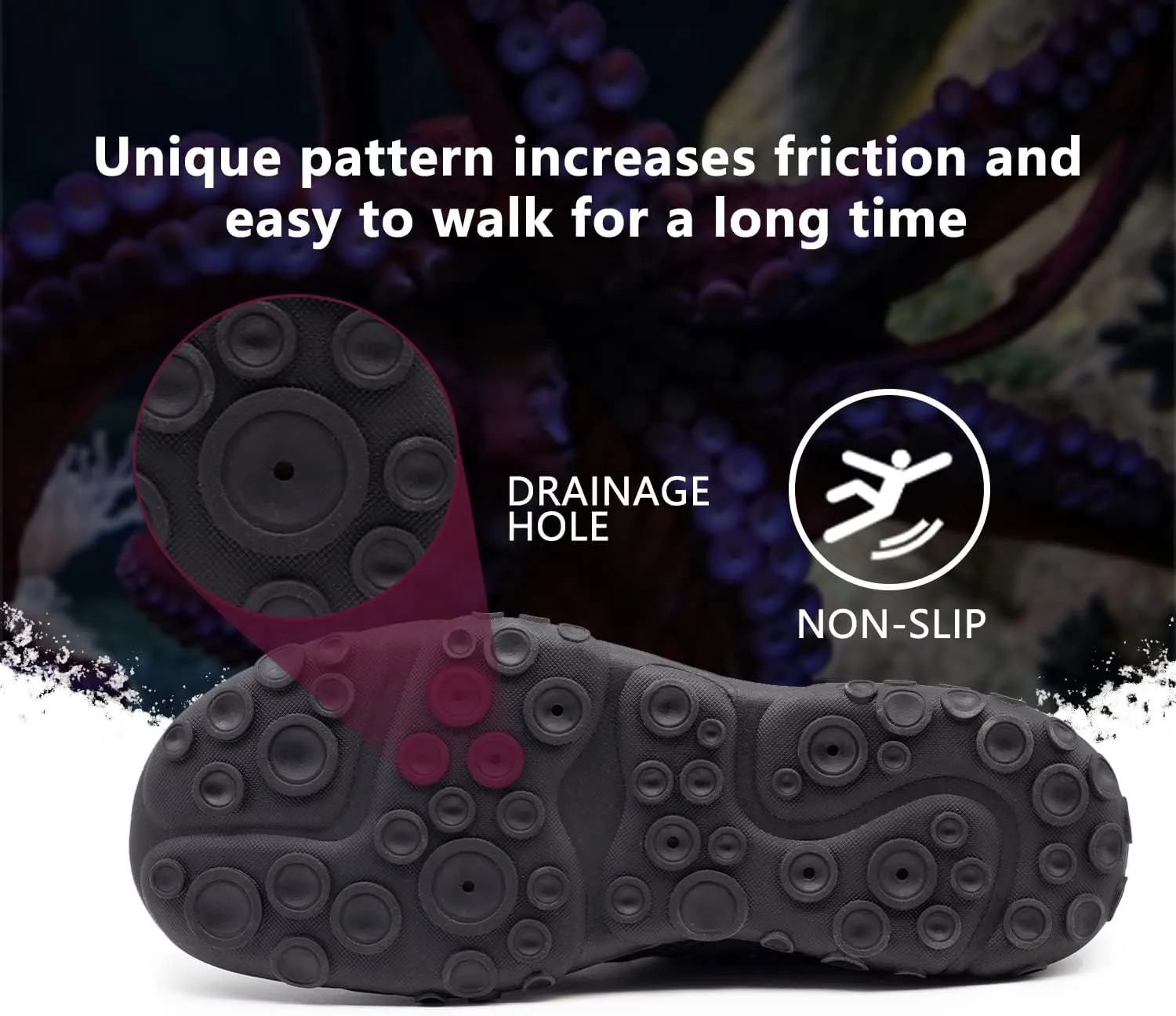 Womens Mens Water Shoes Barefoot Quick Dry Aqua Sports Shoes for Pool Beach Surfing Walking Kayaking