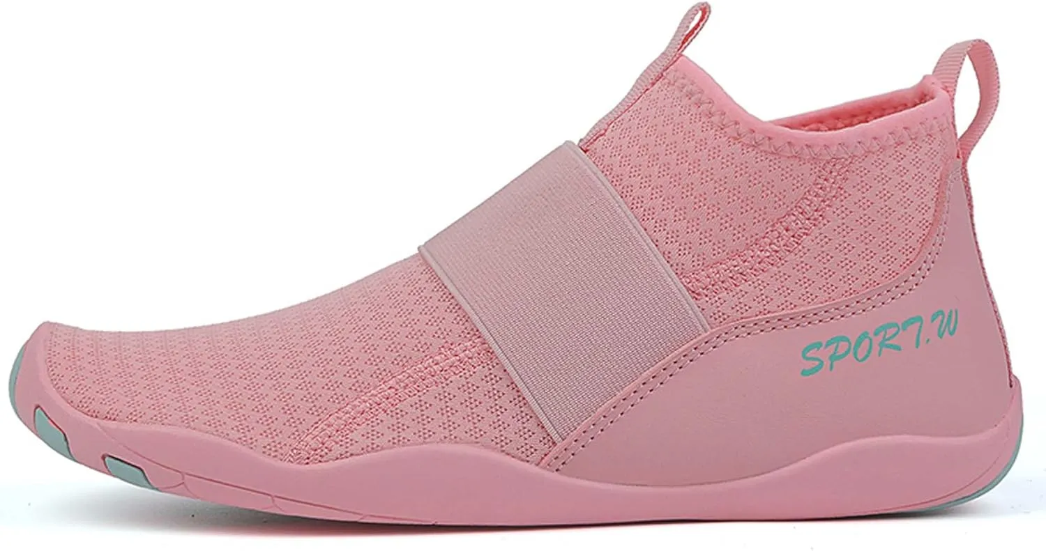 Women's Men's Water Shoes High Top Lightweight Breathable Quick Drying Mesh Beach Shoes Walking, Fishing, Sailing, Hiking, Indoor and Outdoor Sports Shoes Amphibious Sports Shoes (Adults/Big Kids)