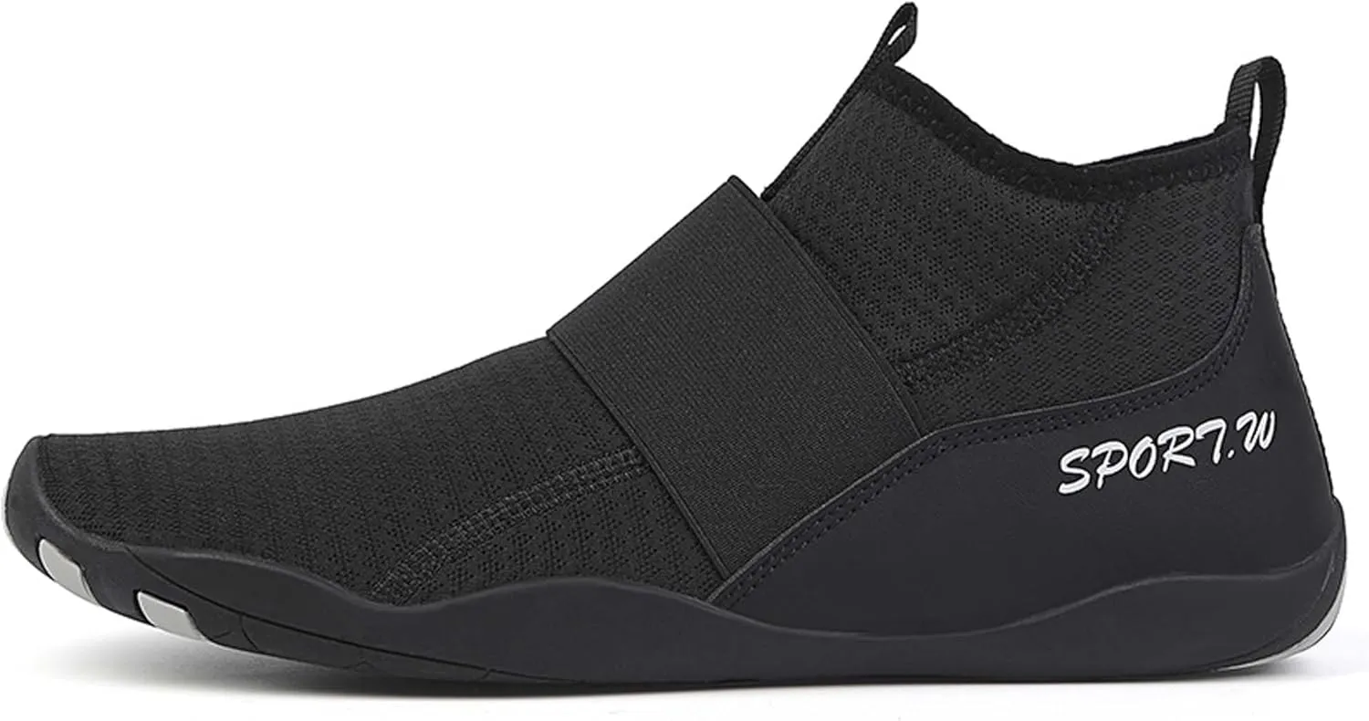 Women's Men's Water Shoes High Top Lightweight Breathable Quick Drying Mesh Beach Shoes Walking, Fishing, Sailing, Hiking, Indoor and Outdoor Sports Shoes Amphibious Sports Shoes (Adults/Big Kids)