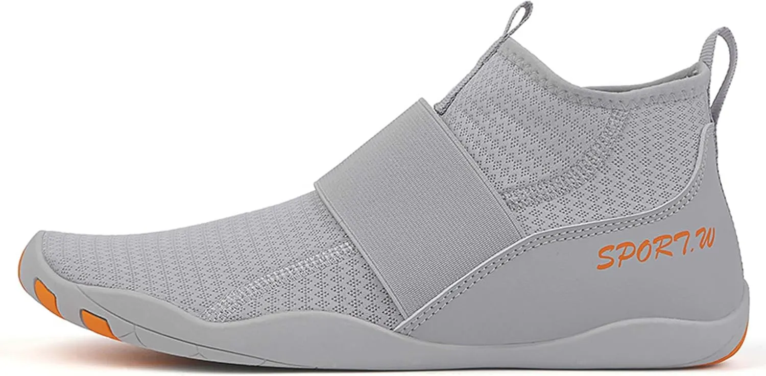Women's Men's Water Shoes High Top Lightweight Breathable Quick Drying Mesh Beach Shoes Walking, Fishing, Sailing, Hiking, Indoor and Outdoor Sports Shoes Amphibious Sports Shoes (Adults/Big Kids)