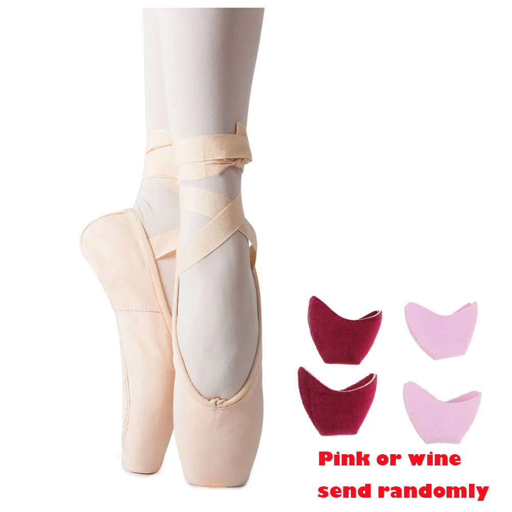 Women's Professional Full Sole Ballet Dance Pointe Shoes