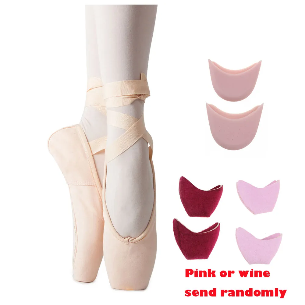 Women's Professional Full Sole Ballet Dance Pointe Shoes