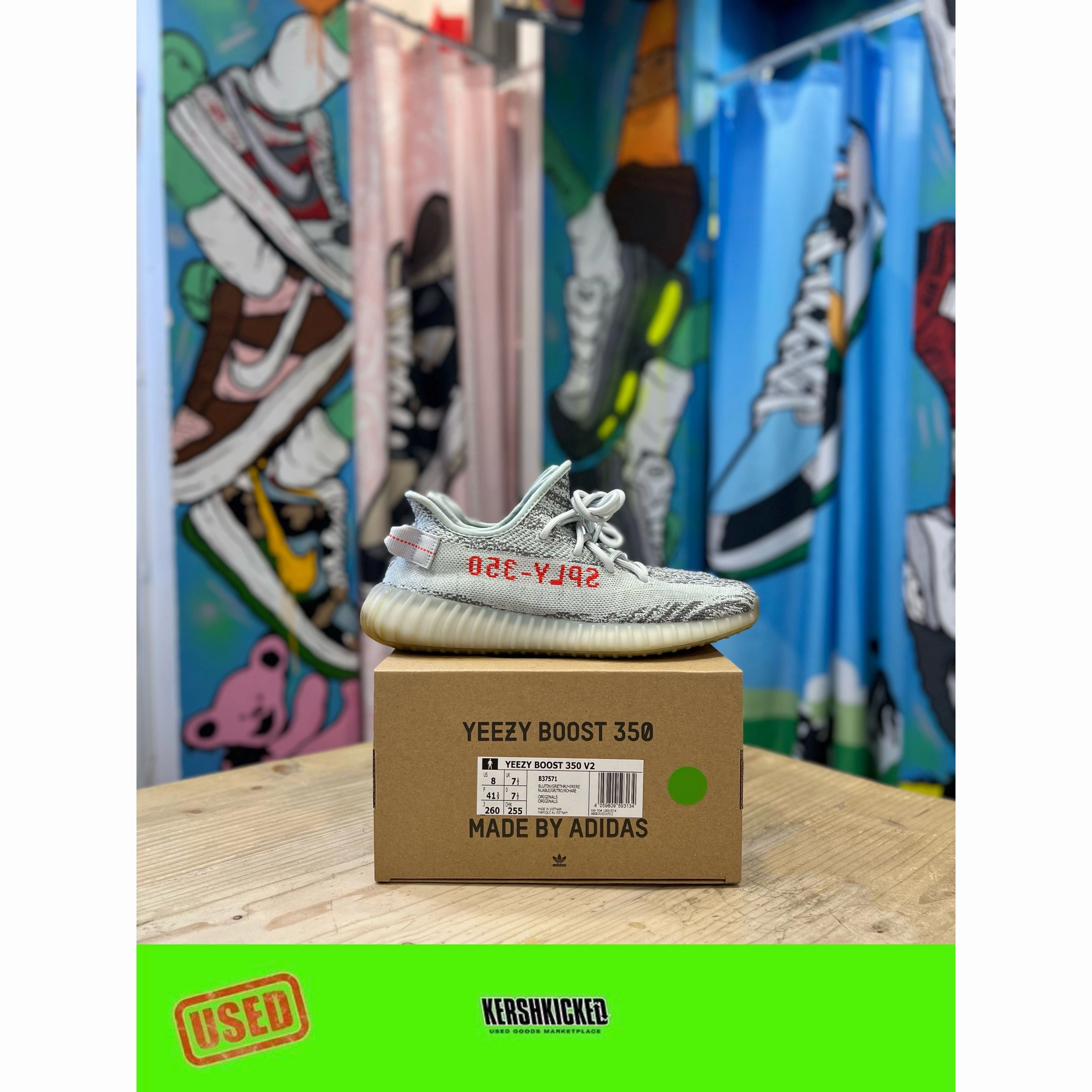 Wedge Heel Yeezy 350 Blue Tint UK 7.5