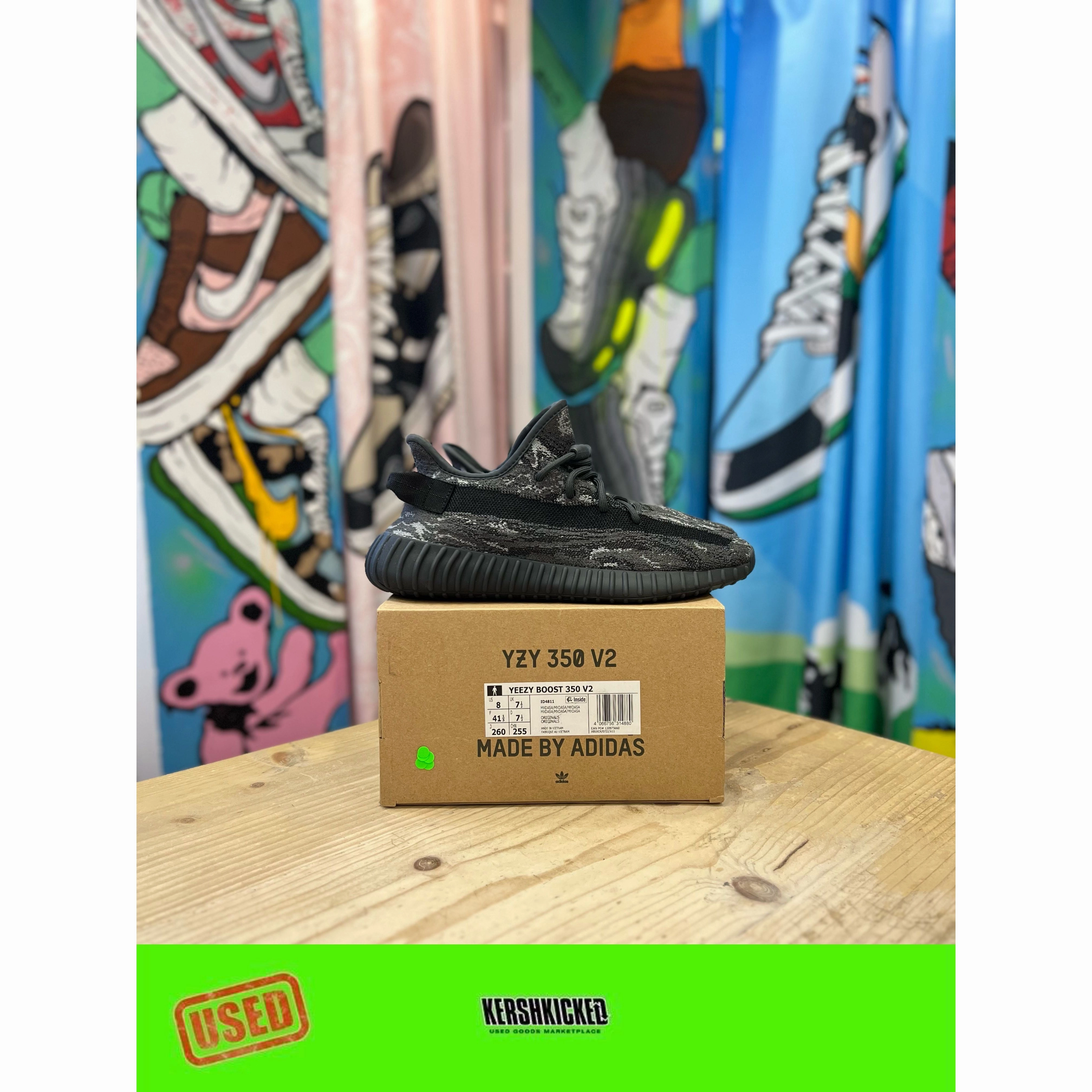 Clean Vibe Yeezy 350 Mx Dark Salt UK 7.5