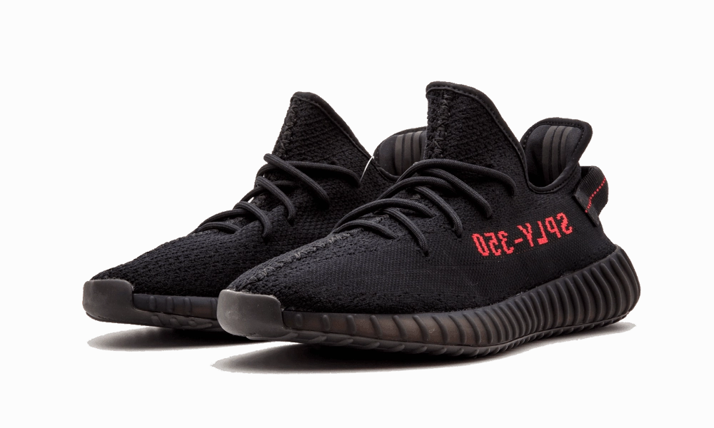 Smooth ride Yeezy Boost 350 V2 Black Red
