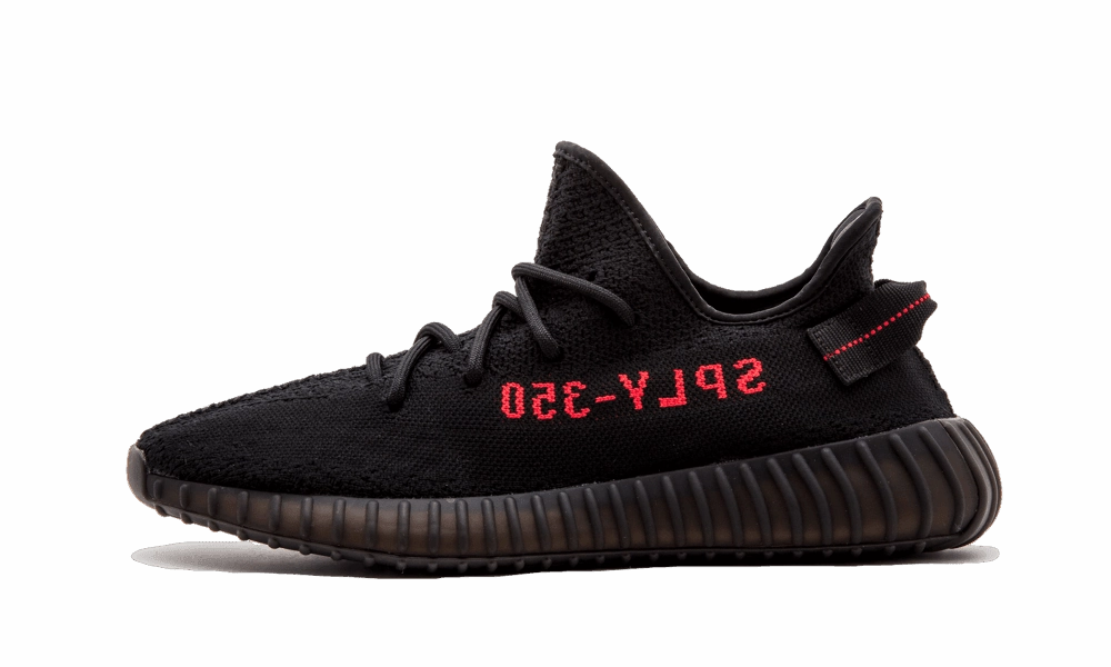 Yeezy Boost 350 V2 Black Red Platform Sole