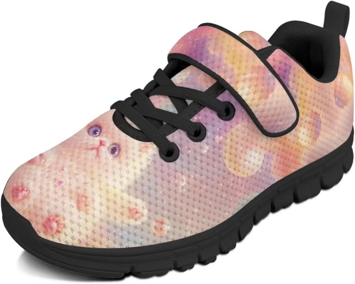 YEXIATODO Kids Sneakers Fashion Comfortable Casual Athletic Tennis Shoe Breathable Lightweight Slip on Sports Shoes