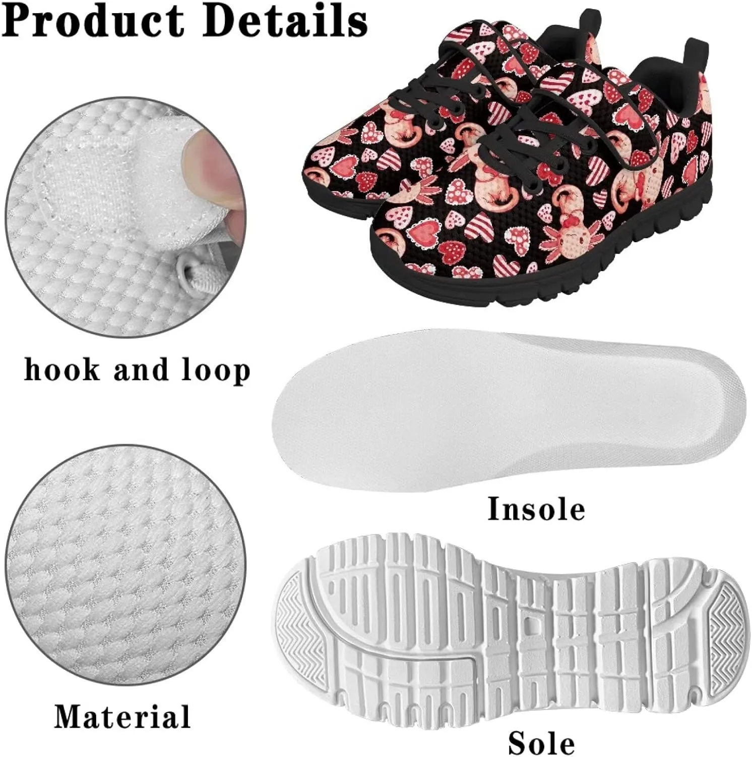 YEXIATODO Kids Sneakers Fashion Comfortable Casual Athletic Tennis Shoe Breathable Lightweight Sports Shoes 11-2.5