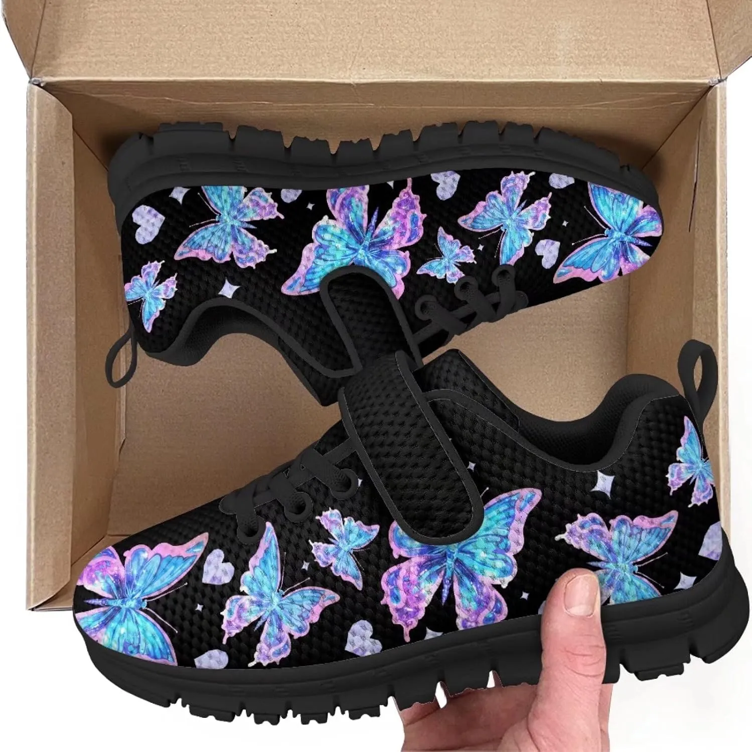 YEXIATODO Kids Sneakers Fashion Comfortable Casual Athletic Tennis Shoe Breathable Lightweight Sports Shoes 11-2.5