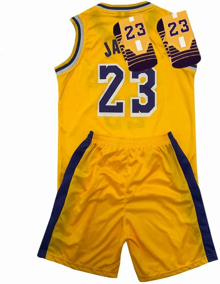 Youth Basketball Jerseys Sports Casual Uniform for Boys Girls Basketball Jersey Sets 6-13 Years