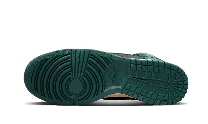 advanced runners' shoes incline running shoes Dunk High Retro PRM Faded Spruce