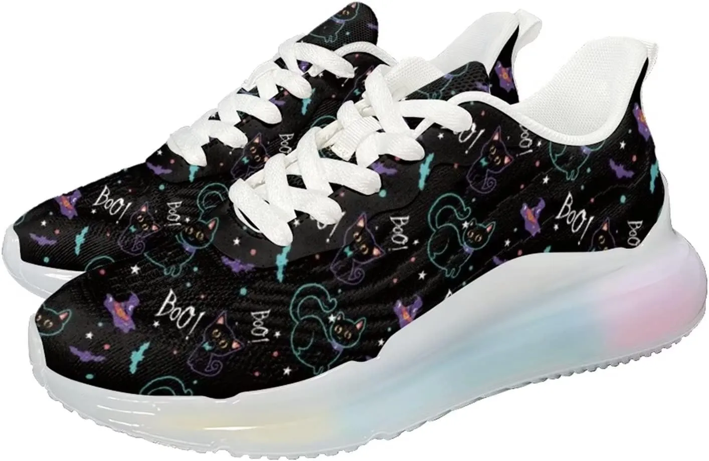 Yzaoxia Sneakers for Women Lightweight Running Sports Shoes Girls Comforty Walking Shoes Size 6-11