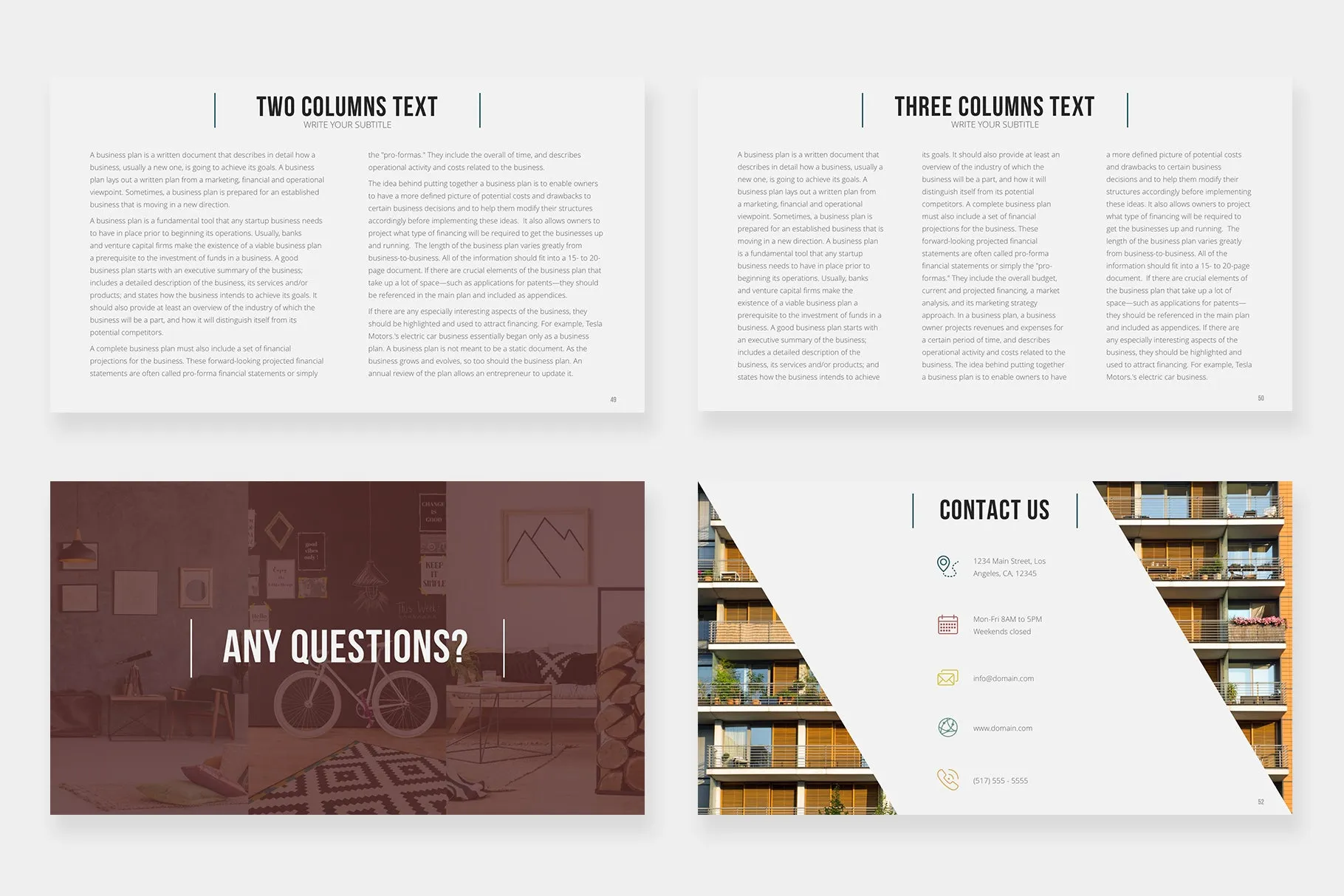 Zhan Google Slides Template